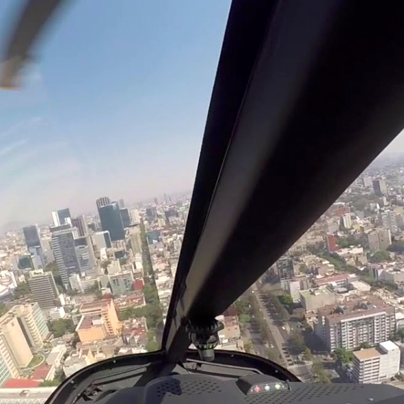 Vuelo en Helicóptero en la Ciudad de México